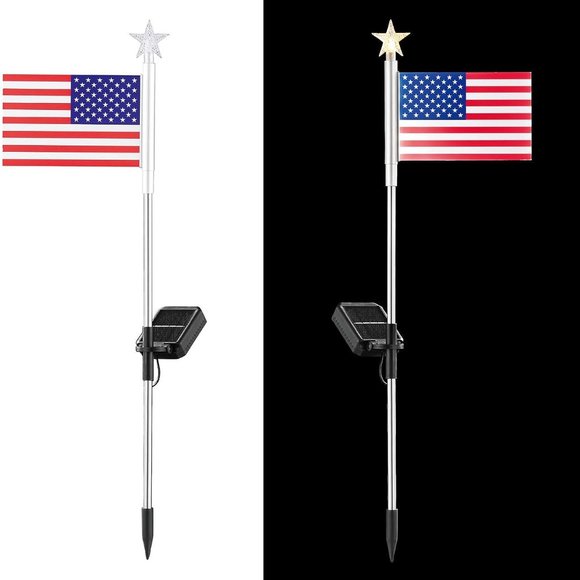 Solar Light, American Flag Lights - Picture 4 of 5